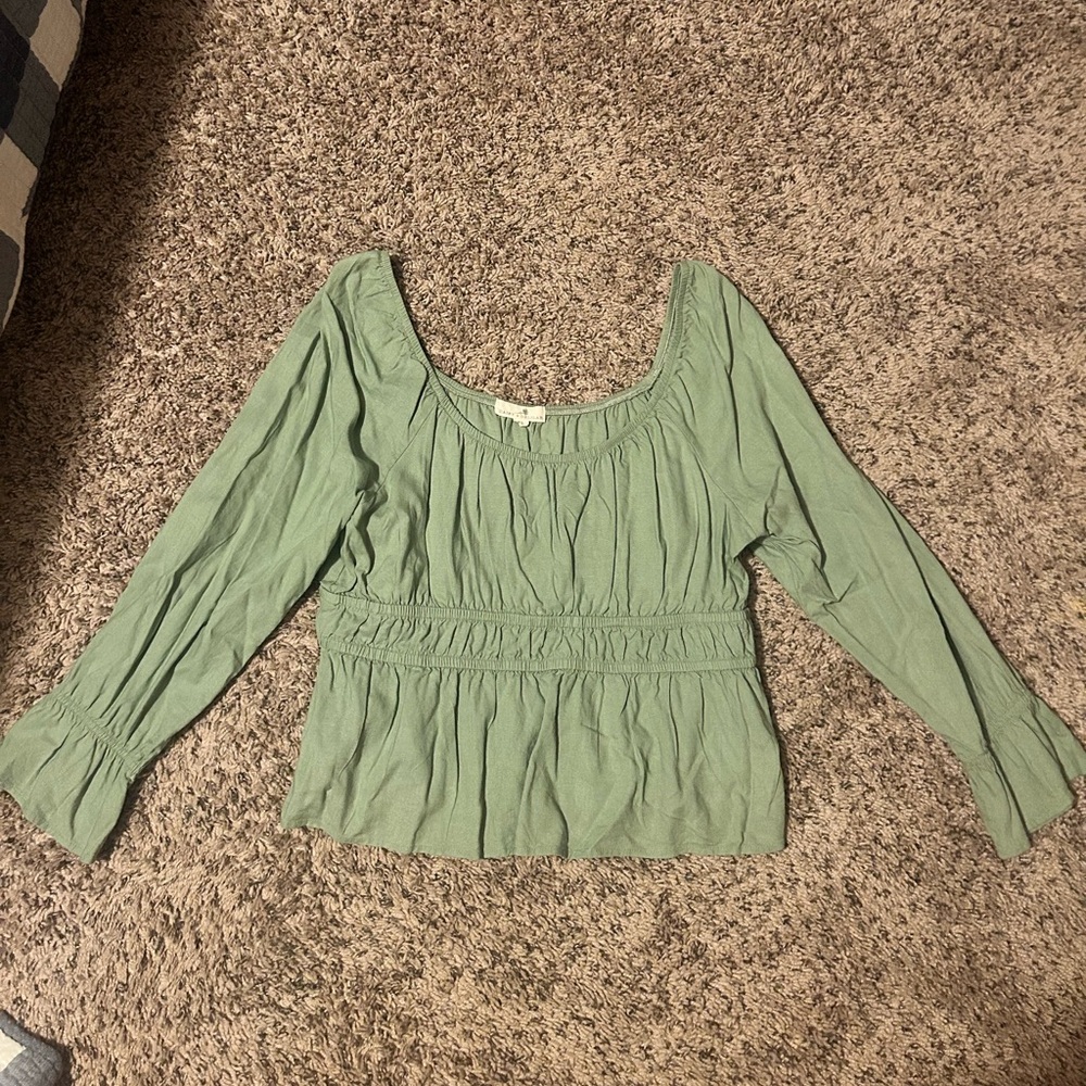 NWOT Daisy & Delilah Square Neck Top Size XL